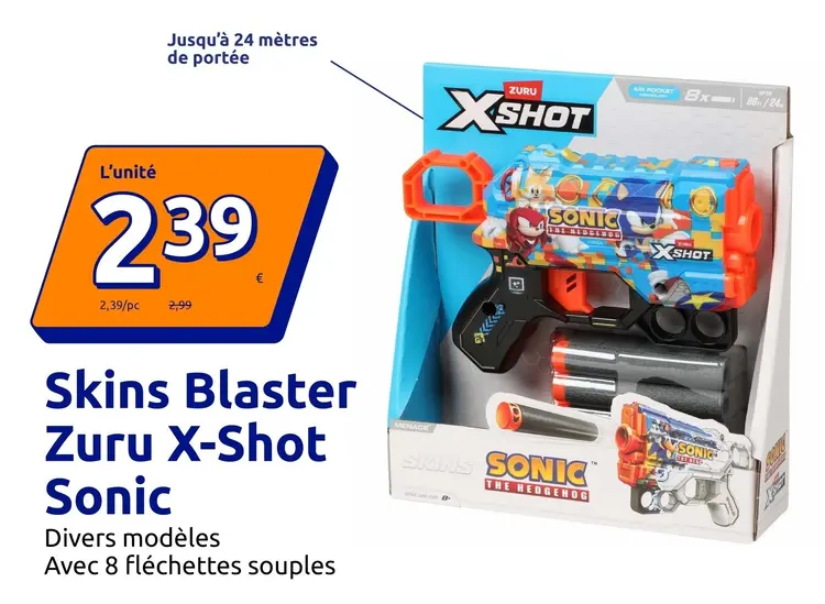 Offre: Skins Blaster Zuru X-Shot Sonic