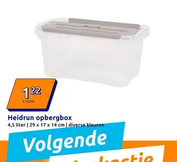 Aanbieding: Heidrun opbergbox