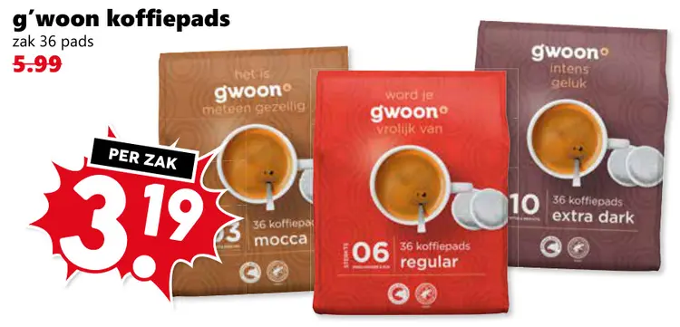Aanbieding: Koffiepads