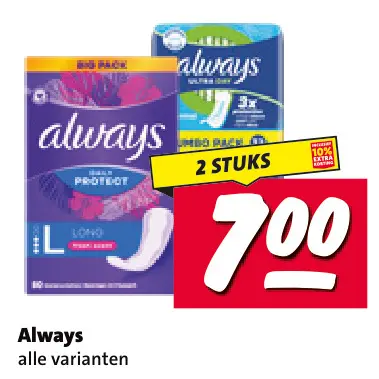Aanbieding: Always