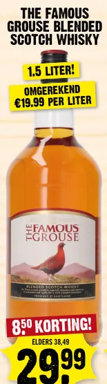 Aanbieding: The famous grouse blended scotch whisky