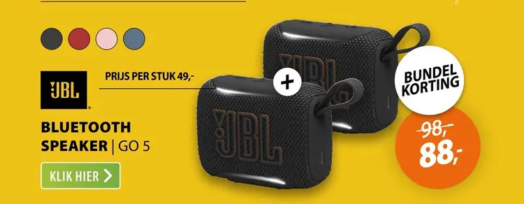 Aanbieding: JBL Go 5 Zwart