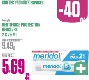 Offre: DENTIFRICE PROTECTION GENÇIVES