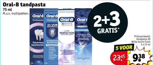 Aanbieding: Oral-B tandpasta