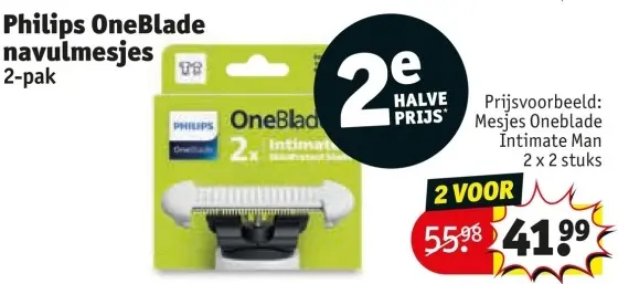 Aanbieding: OneBlade navulmesjes