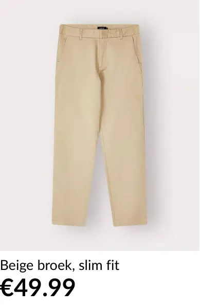 Promotie: Beige broek