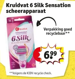Aanbieding: Kruidvat 6 Silk Sensation scheerapparaat