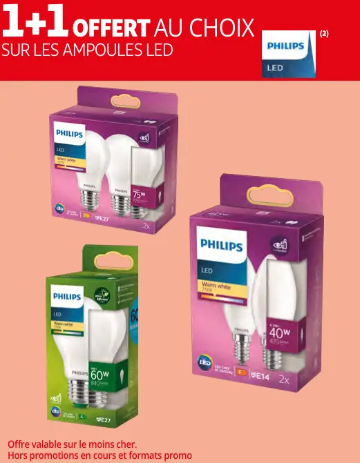 Promotie: Ampoules LED