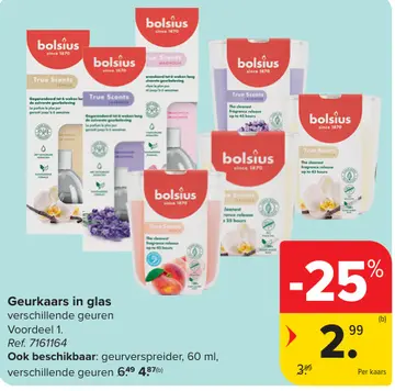 Aanbieding: Geurkaars in glas