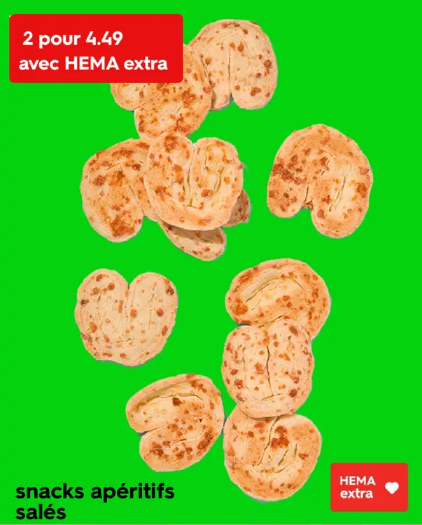 Offre: snacks apéritifs salés
