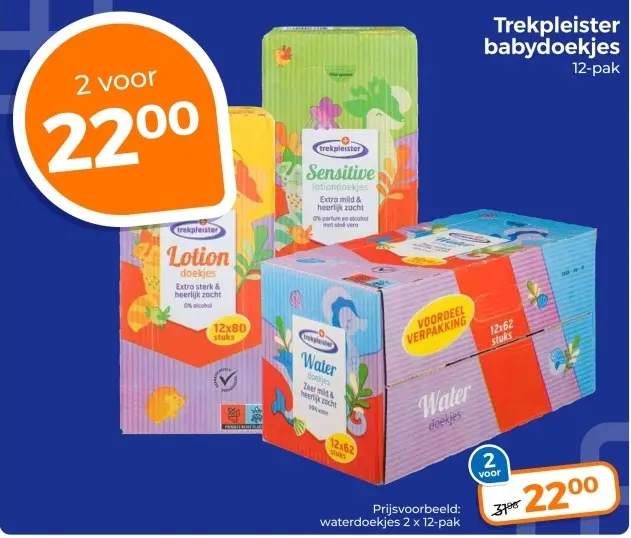 Aanbieding: Trekpleister babydoekjes