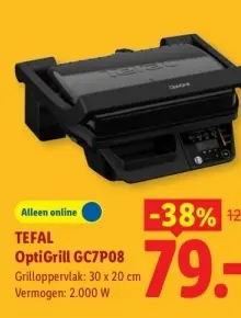 Aanbieding: OptiGrill GC7P08
