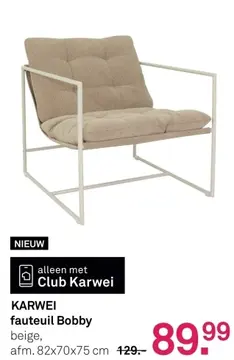Aanbieding: fauteuil Bobby