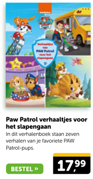 Aanbieding: Paw Patrol verhaaltjes voor het slapengaan