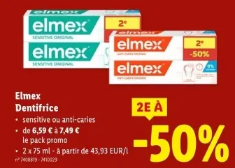 Offre: Dentifrice