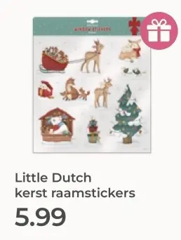 Aanbieding: kerst raamstickers