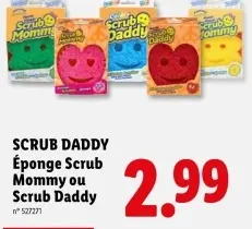 Offre: SCRUB DADDY Éponge Scrub Mommy ou Scrub Daddy