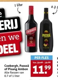 Aanbieding: Coebergh, Passoã Pisang Ambon