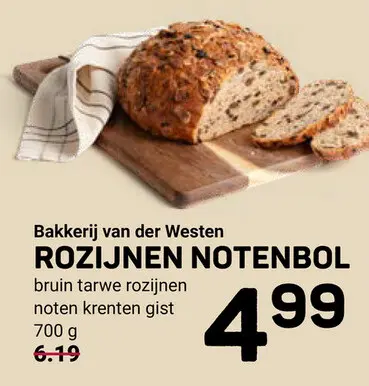 Aanbieding: Rozijnen notenbol
