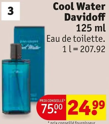 Offre: Davidoff Cool Water Eau de toilette