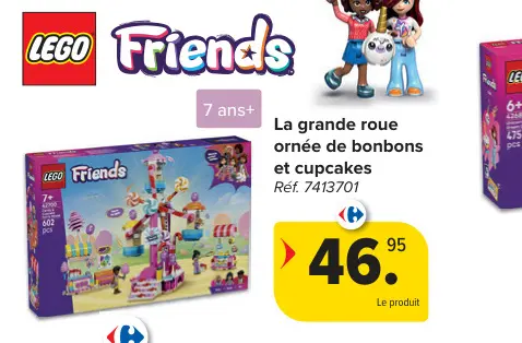 Offre: La grande roue ornée de bonbons et cupcakes