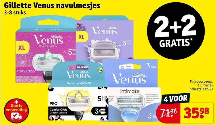 Promotie: Venus navulmesjes
