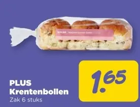 Aanbieding: Krentenbollen