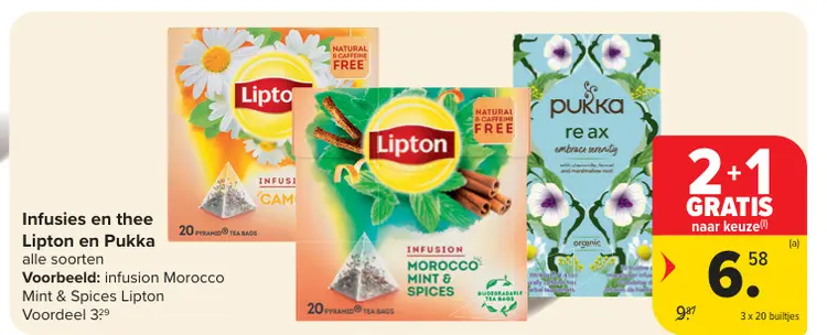 Promotie: Infusies en thee