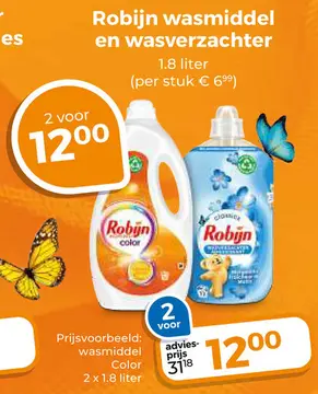 Aanbieding: Wasmiddel en wasverzachter