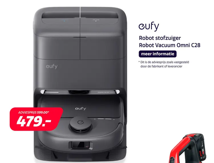 Aanbieding: Eufy Robot Vacuum Omni C28