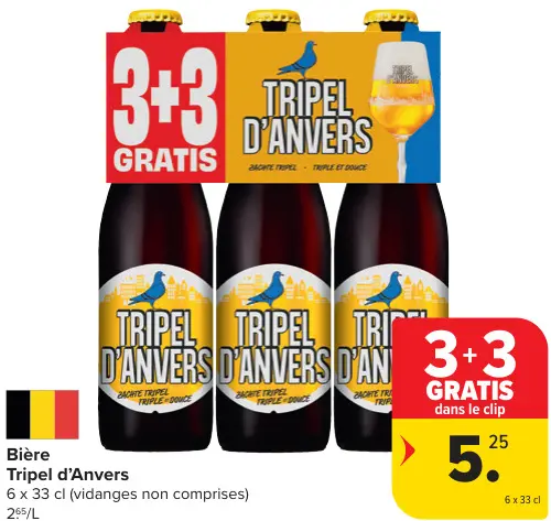 Offre: Tripel d'Anvers
