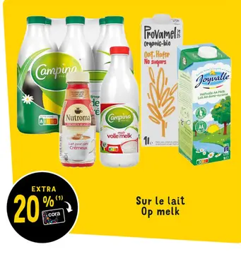 Offre: Sur le lait