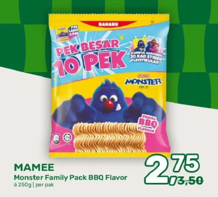 Aanbieding: Monster Family Pack BBQ Flavor
