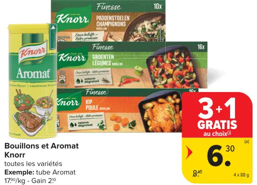 Offre: Bouillons et Aromat