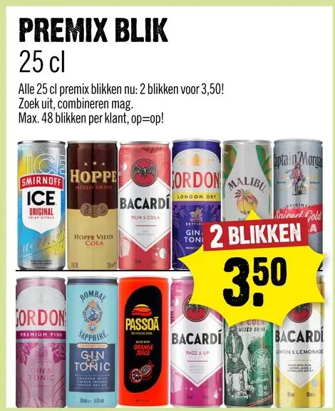 Aanbieding: Premix Blik