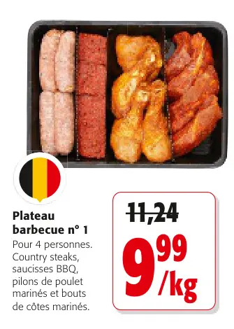 Offre: Plateau barbecue n° 1