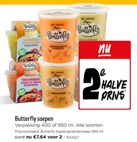 Promotie: Butterfly soepen