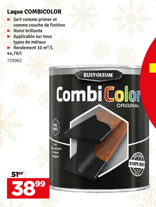 Offre: Laque COMBICOLOR
