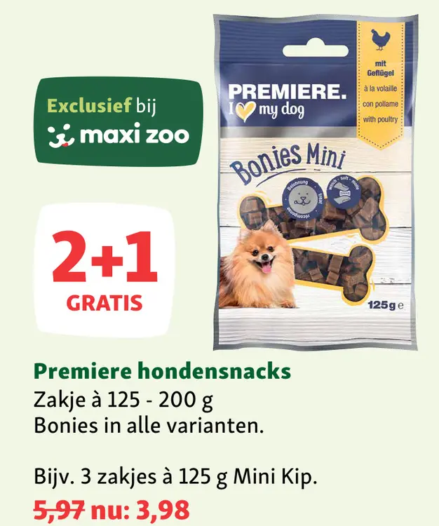 Aanbieding: Premiere hondensnacks