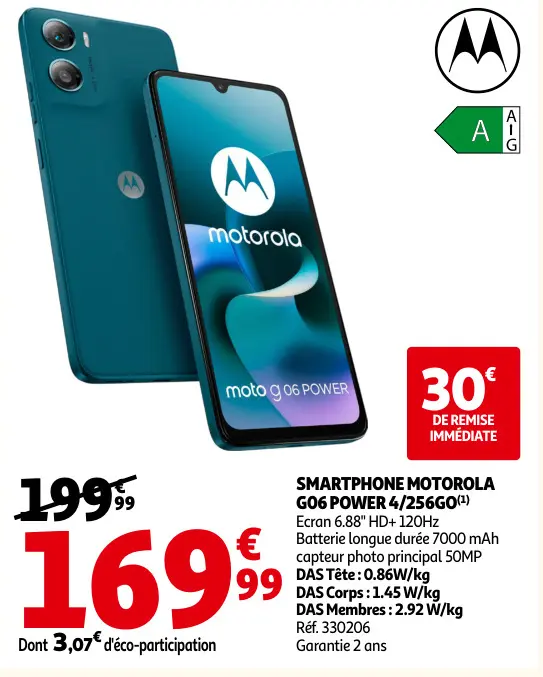 Offre: Smartphone Motorola g06 power