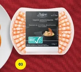 Promotie: Gepelde garnalenstaarten
