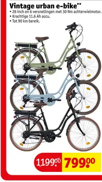 Aanbieding: Vintage urban e-bike