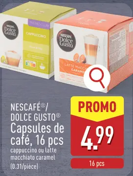Offre: Capsules de café