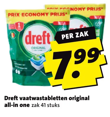 Aanbieding: Vaatwastabletten original all-in one
