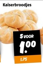 Aanbieding: Kaiserbroodjes