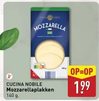 Aanbieding: CUCINA NOBILE Mozzarellaplakken