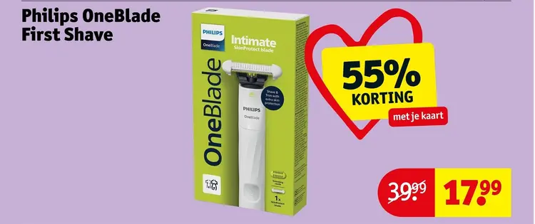 Aanbieding: OneBlade First Shave