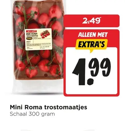Aanbieding: Mini Roma trostomaatjes
