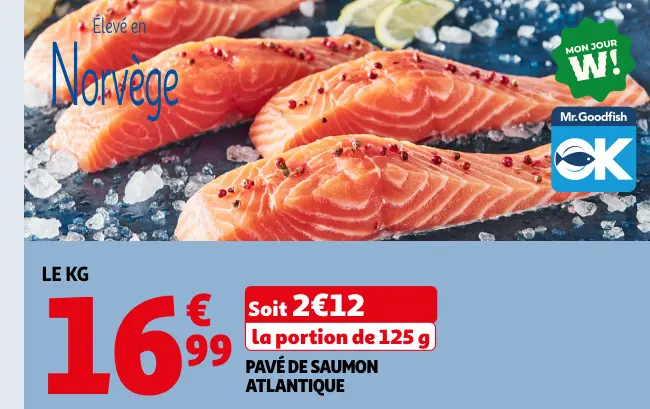 Promotie: Pavé de saumon atlantique