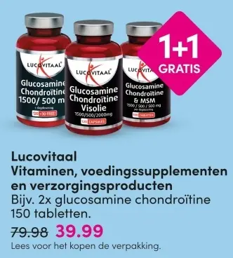Aanbieding: Vitaminen, voedingssupplementen en verzorgingsproducten